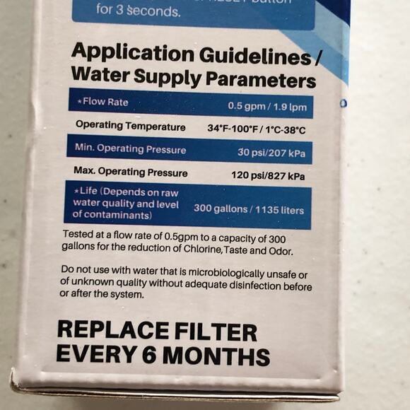 Ice Pure Refrigerator Replacement Filter RWF3100A NEW 2 Filters Included - Picture 6 of 6